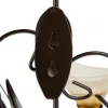 Amber Lilies Candle Wall Sconce - Elegant Home Decor Accent